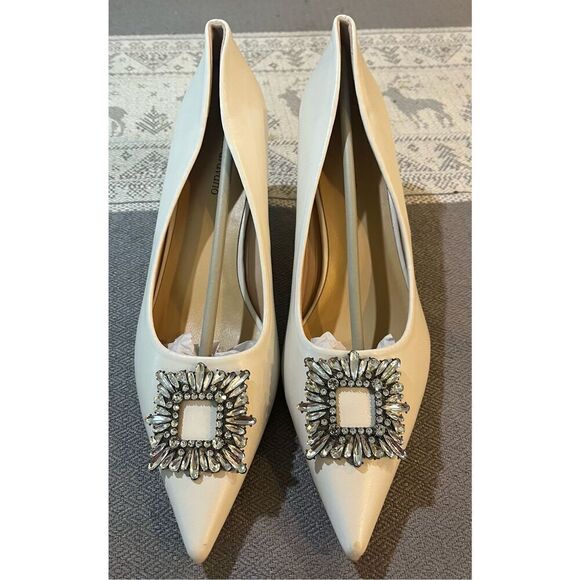 C.Paravano Women's Pumps I Pointed Toe Kitten Heel I Closed Toe Dress Pump - Picture 2 of 9